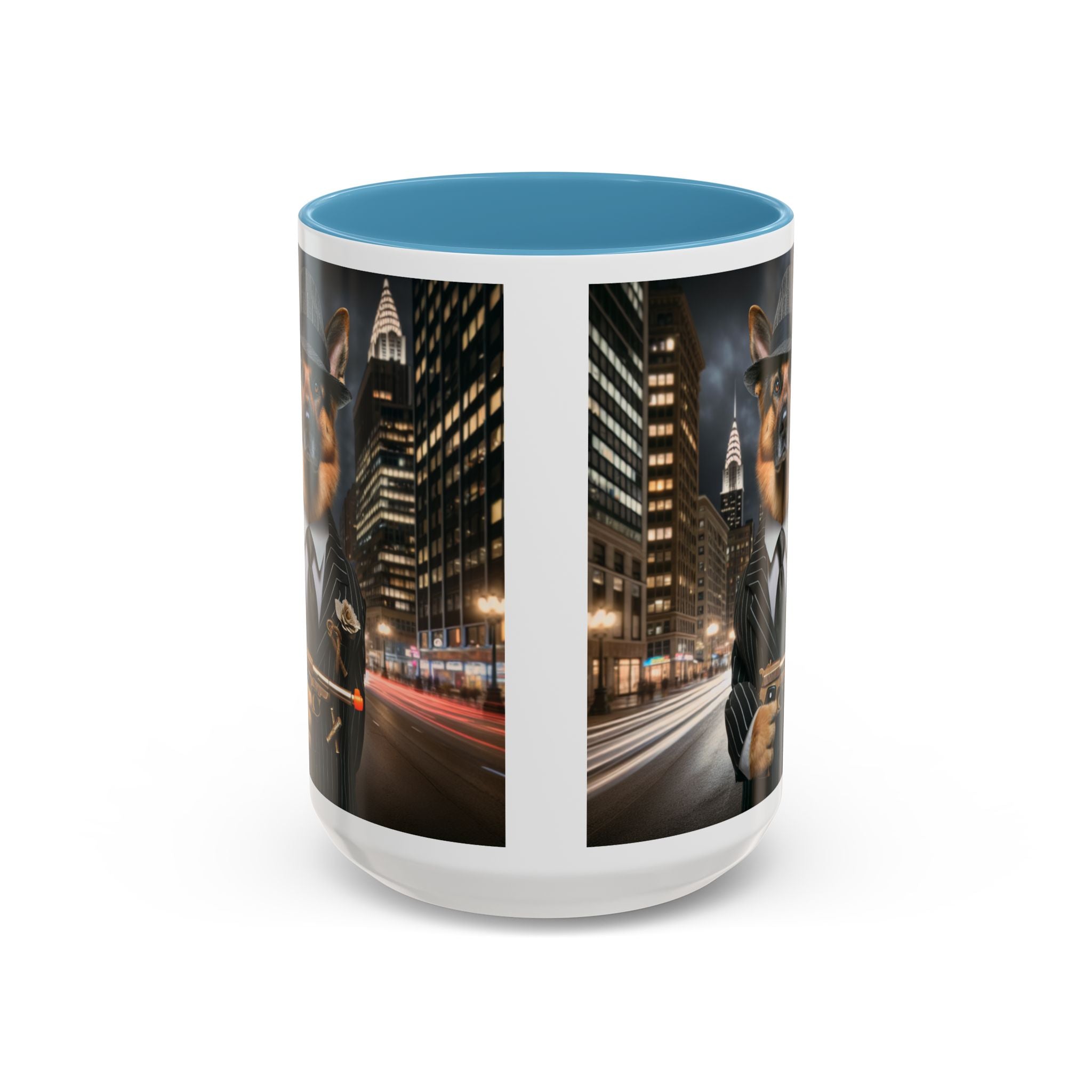 Gangster German Shepard mug, Funny Animal Gift, Novelty Mug, Pet Owner Present