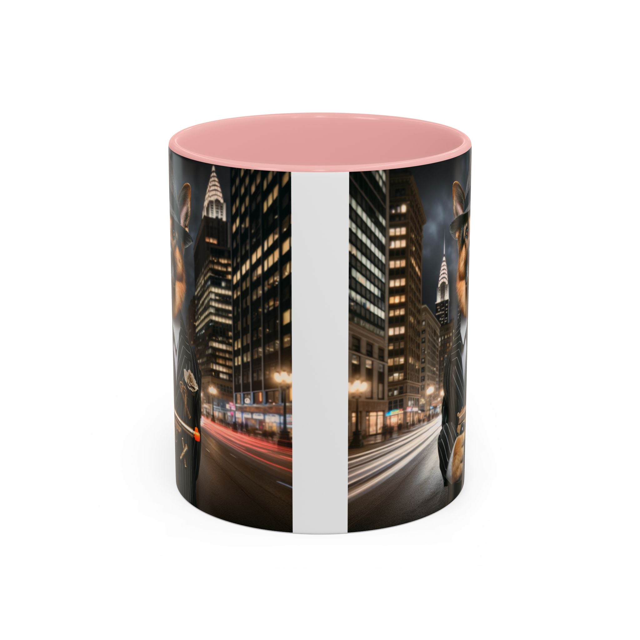 Gangster German Shepard mug, Funny Animal Gift, Novelty Mug, Pet Owner Present