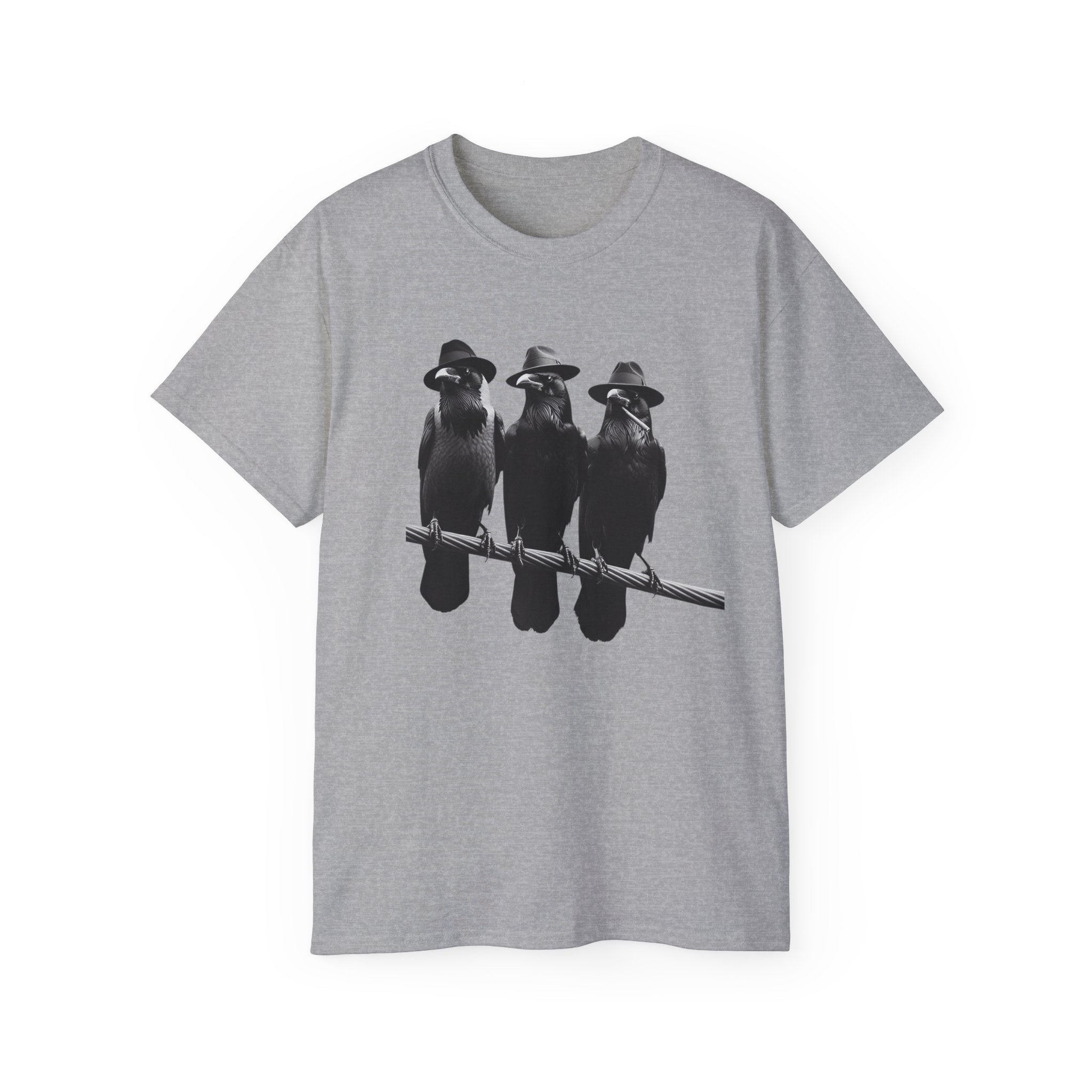 Gothic Crow Tee, Ravens, Dark Birds Unisex, Blackbird T-Shirt, Edgar Allan Poe, crow apparel