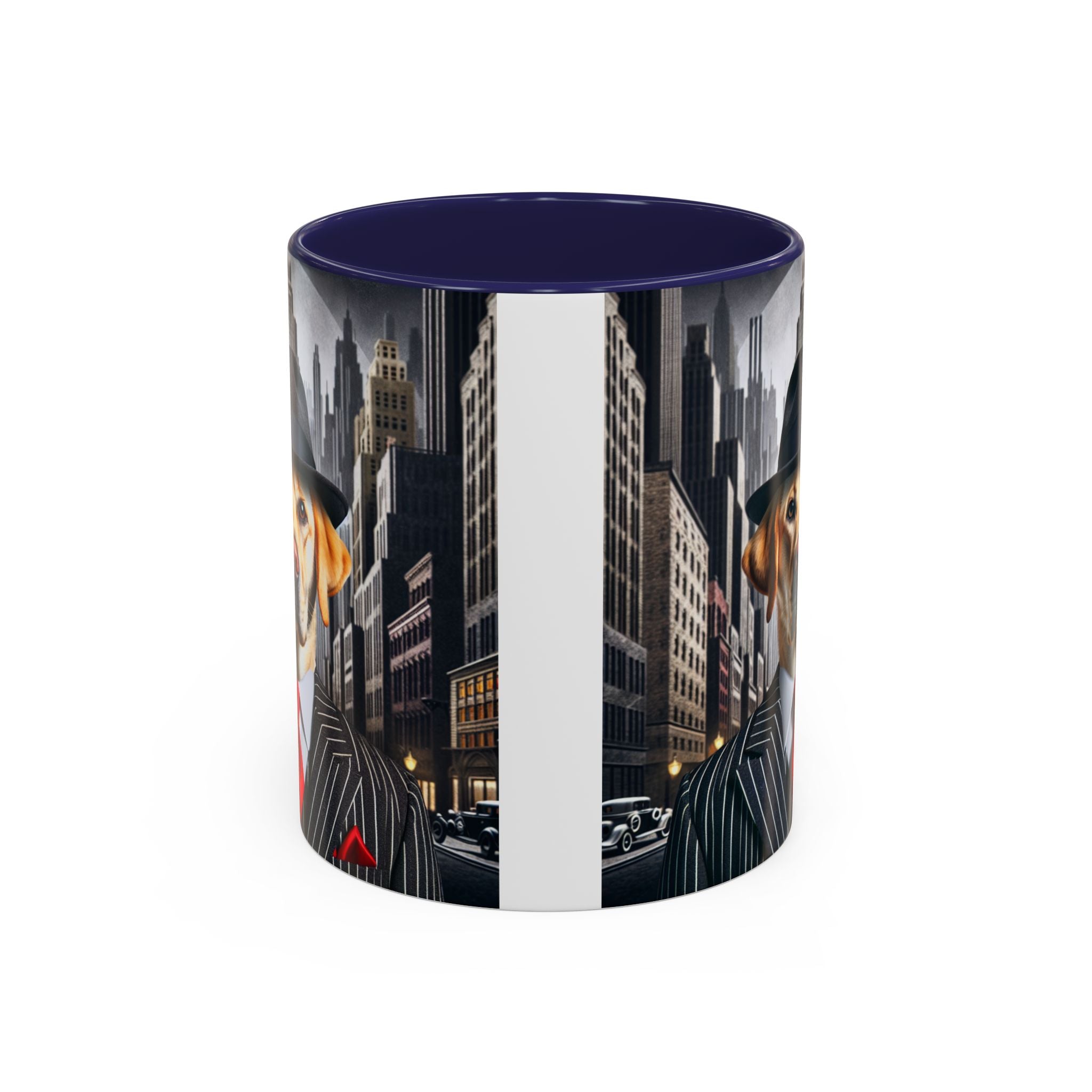 Yellow Lab Gangster Mug, Funny Dog Coffee Cup, Cute Pet Lover Gift,