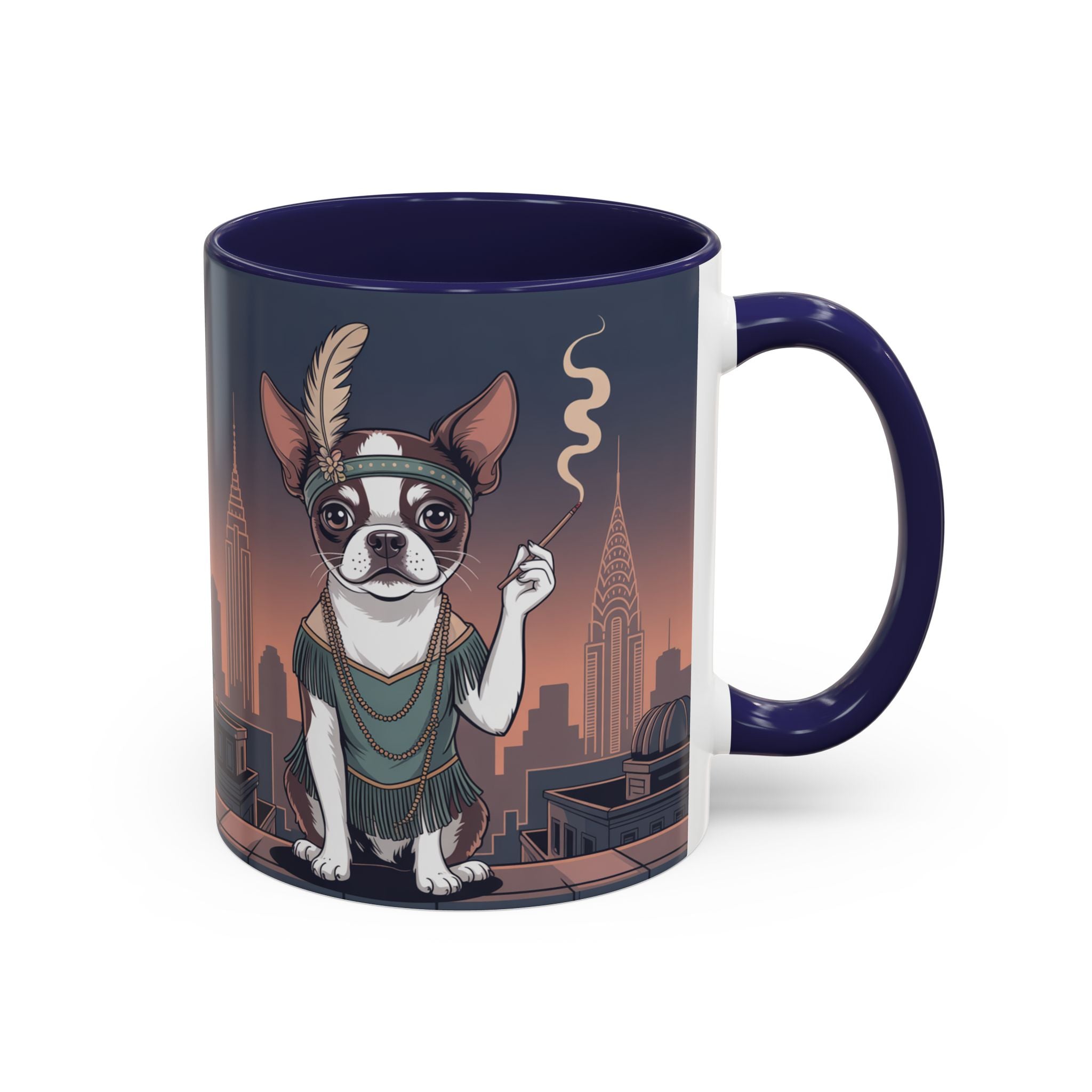 Mugs, Gangster Dog Jameson Flapper Design 11oz, 15oz