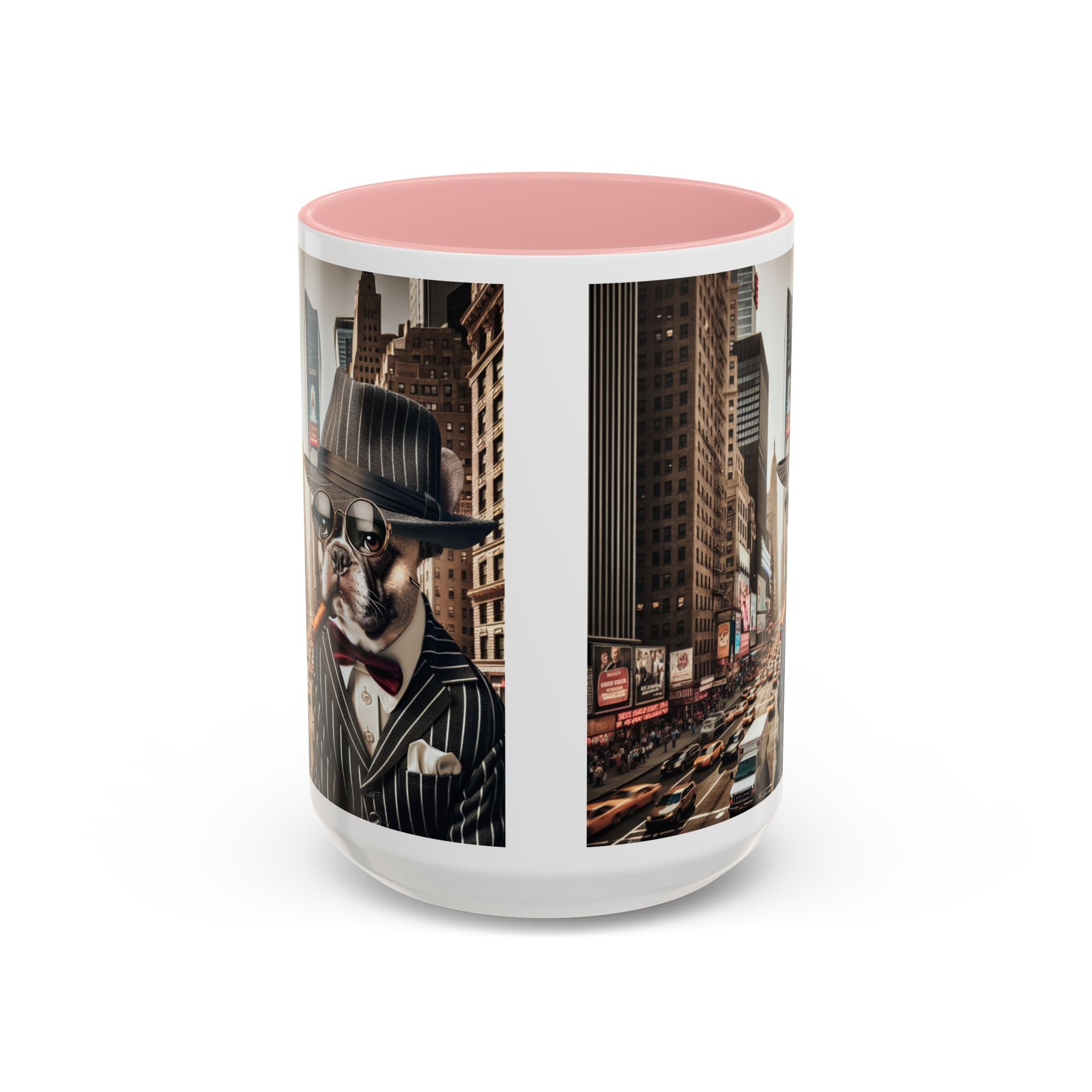 Pug Gangster Coffee Mug, fun dog coffee cup, Pug gift