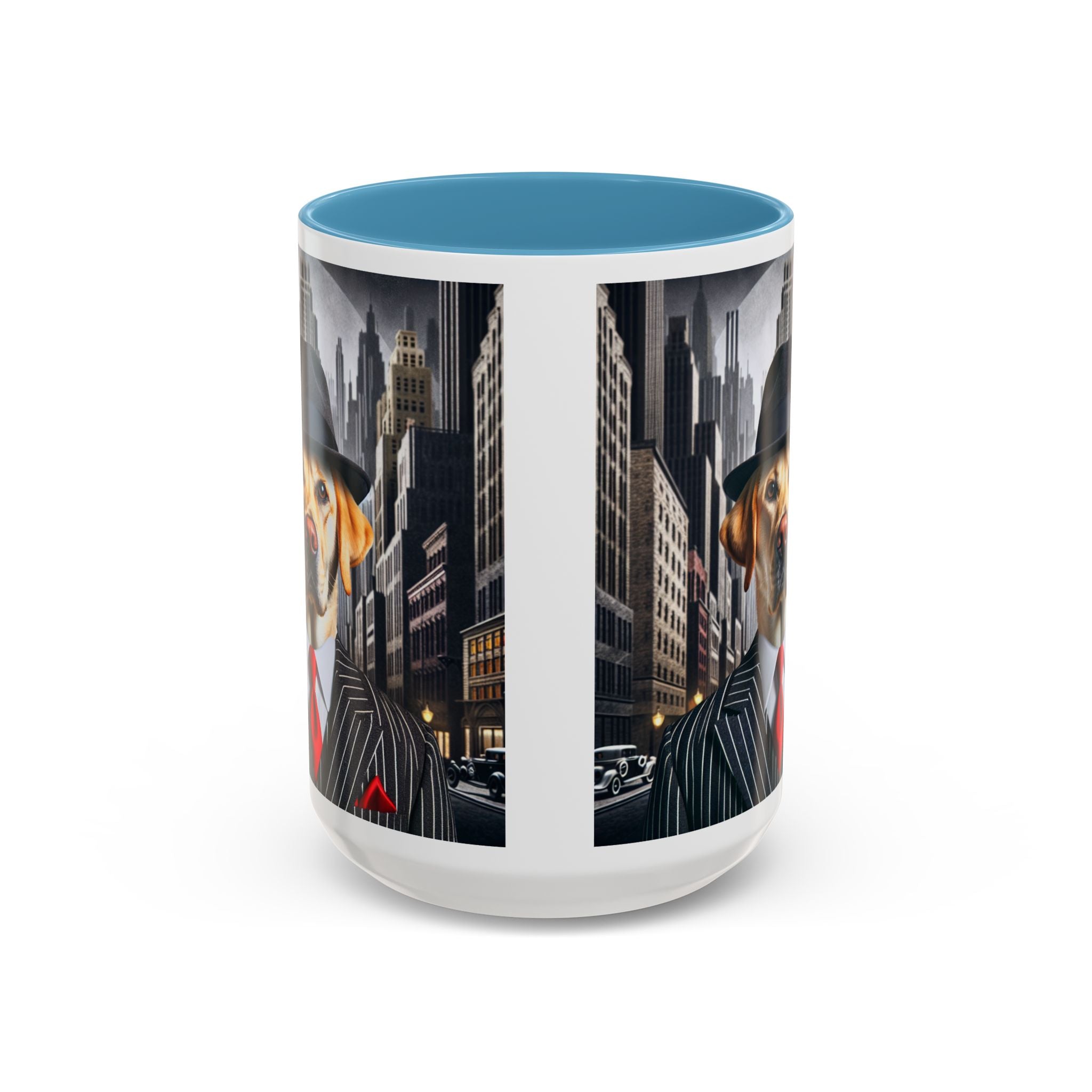 Yellow Lab Gangster Mug, Funny Dog Coffee Cup, Cute Pet Lover Gift,