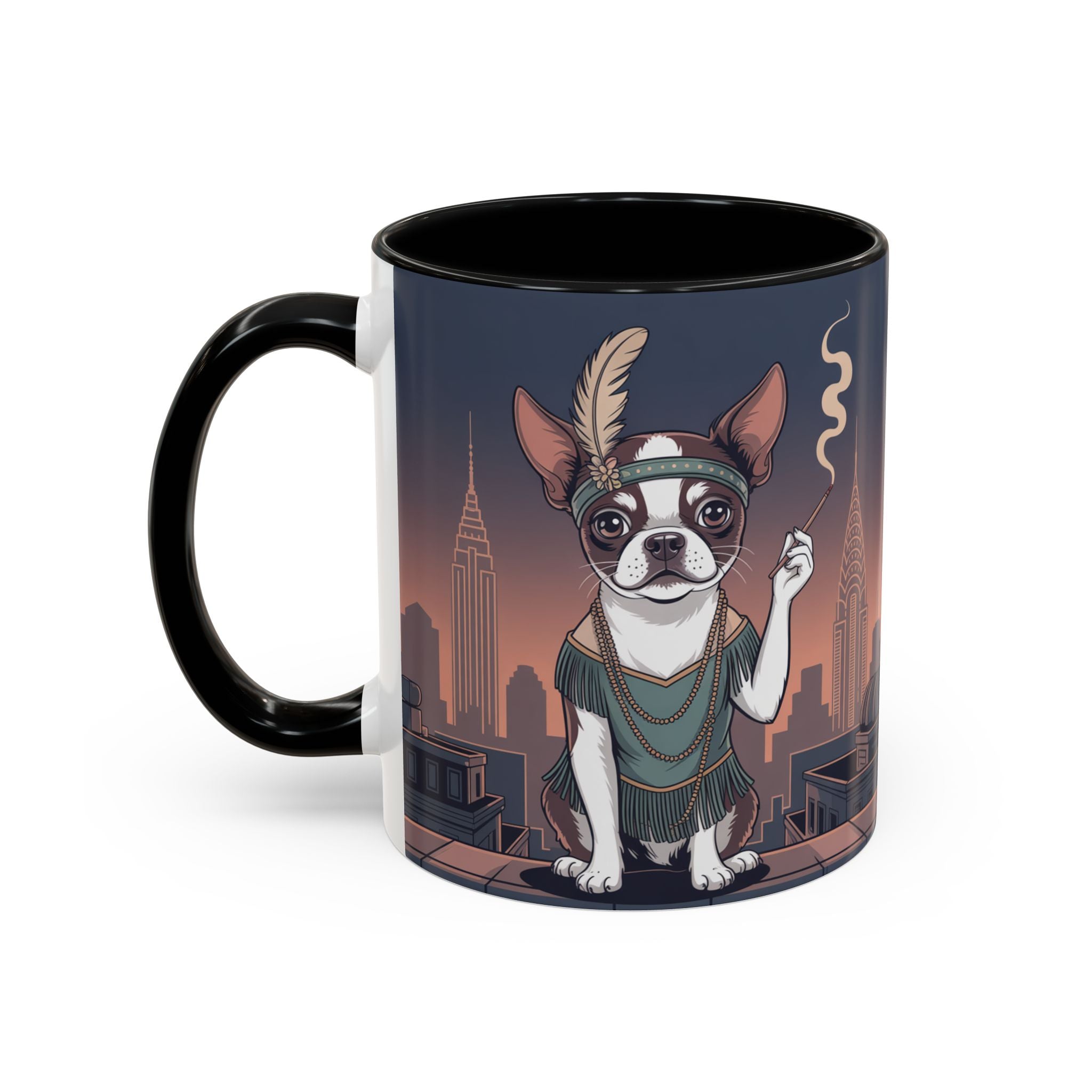 Mugs, Gangster Dog Jameson Flapper Design 11oz, 15oz