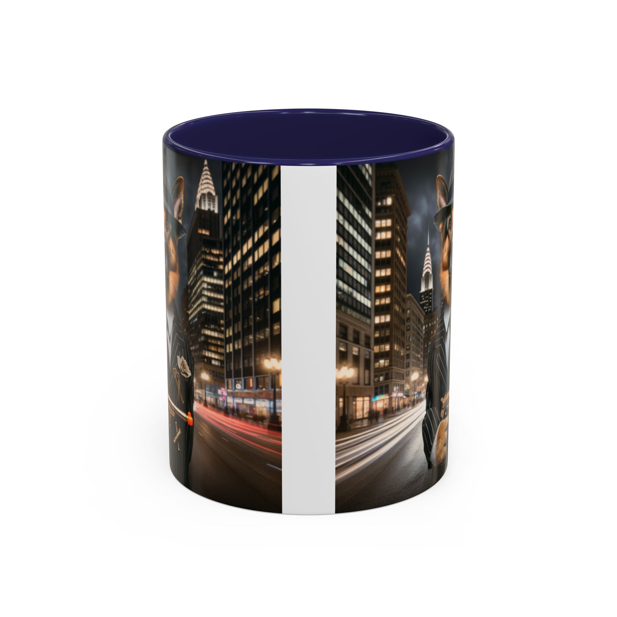 Gangster German Shepard mug, Funny Animal Gift, Novelty Mug, Pet Owner Present