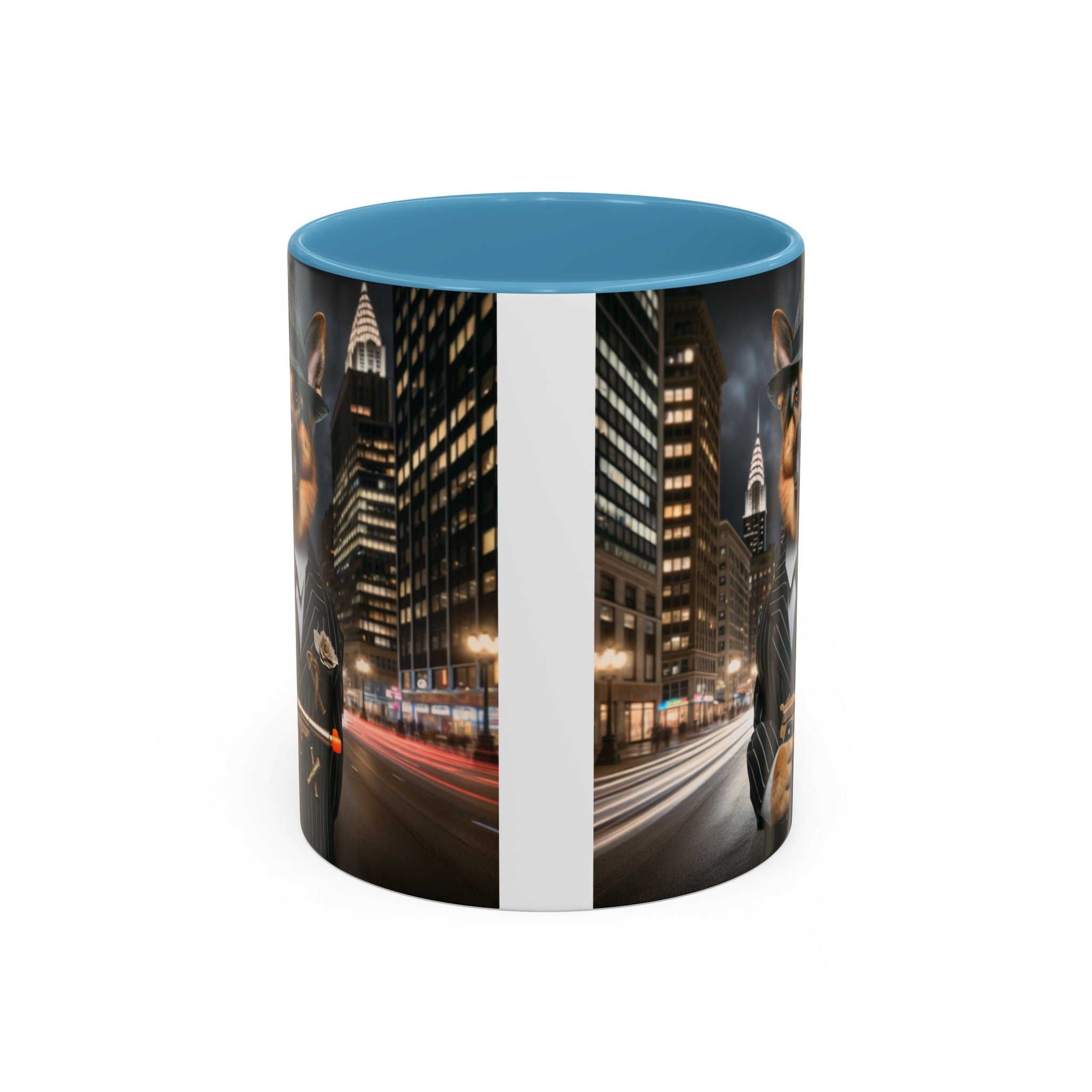 Gangster German Shepard mug, Funny Animal Gift, Novelty Mug, Pet Owner Present