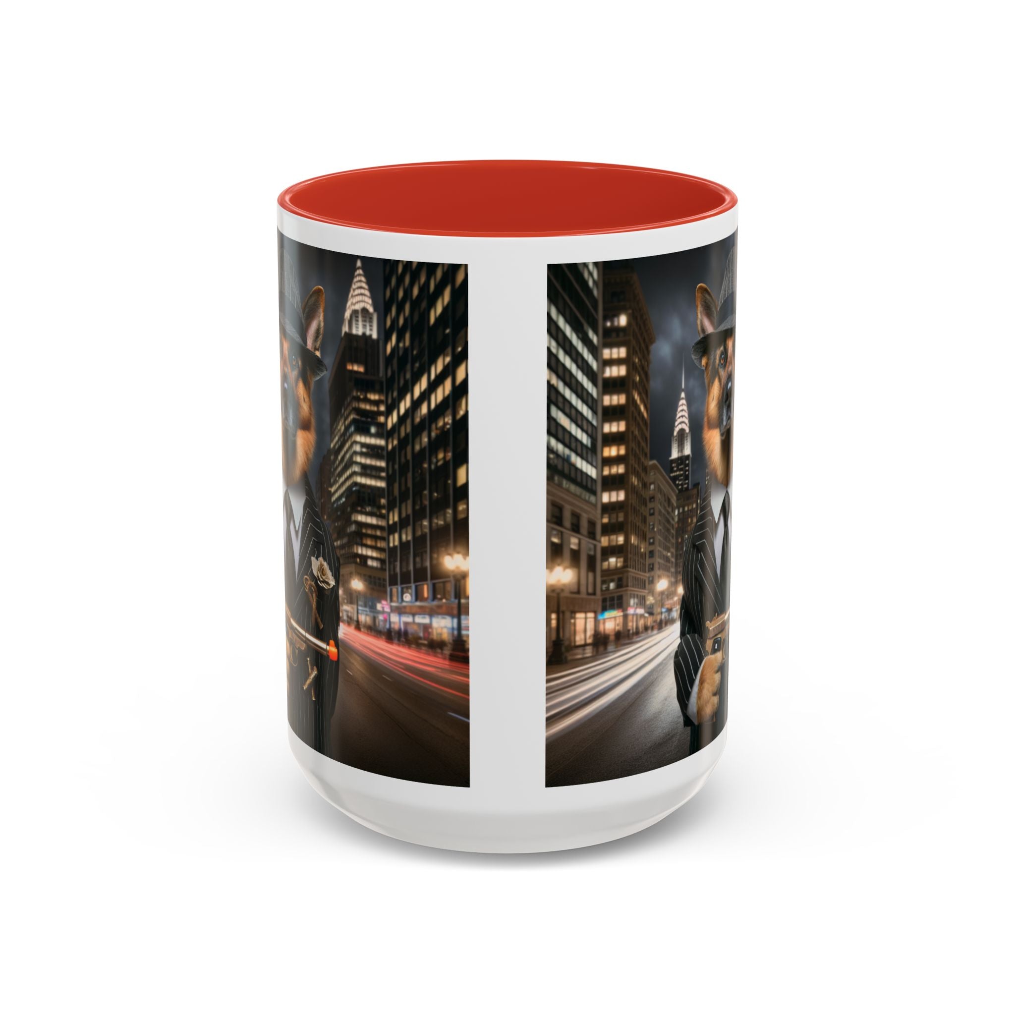 Gangster German Shepard mug, Funny Animal Gift, Novelty Mug, Pet Owner Present