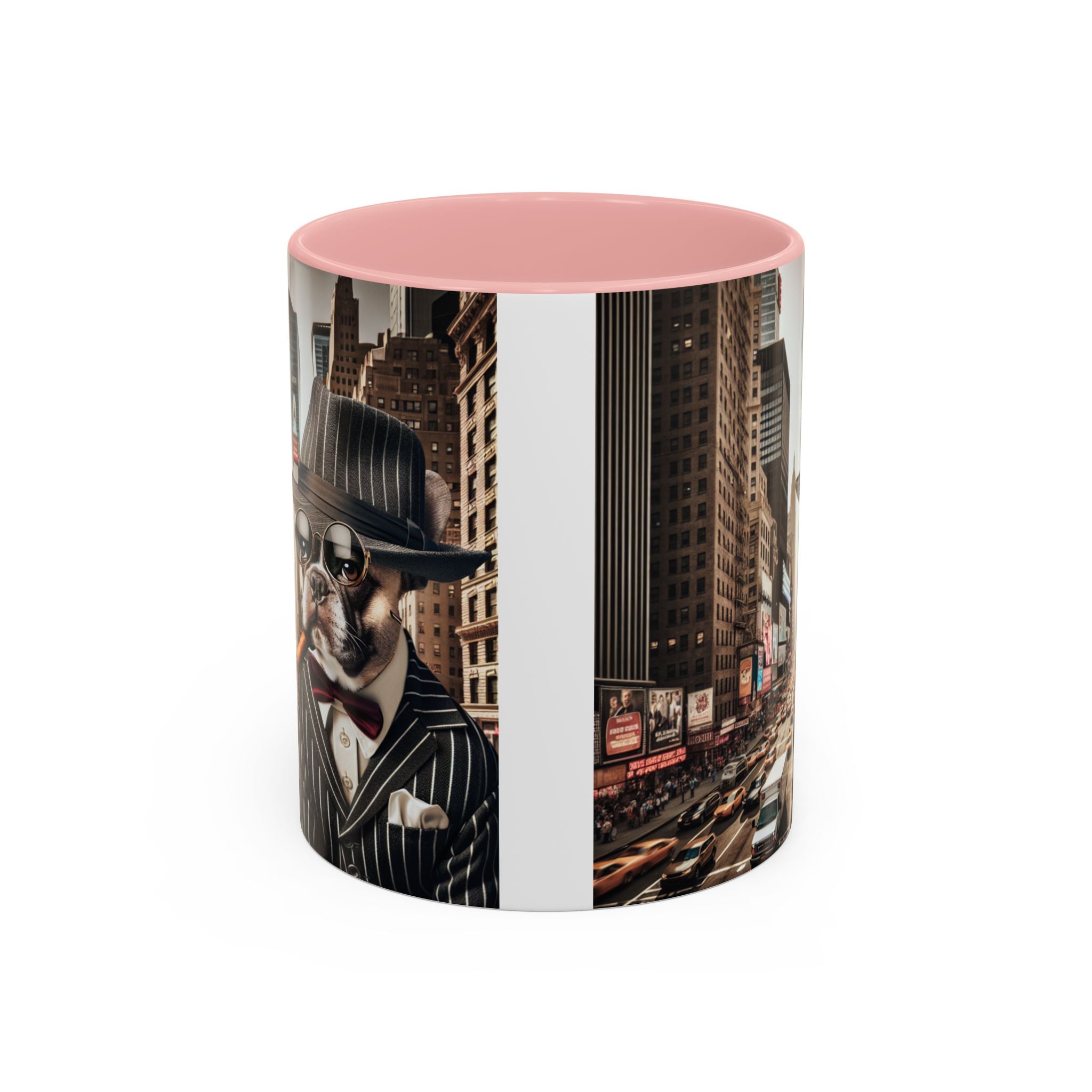 Pug Gangster Coffee Mug, fun dog coffee cup, Pug gift