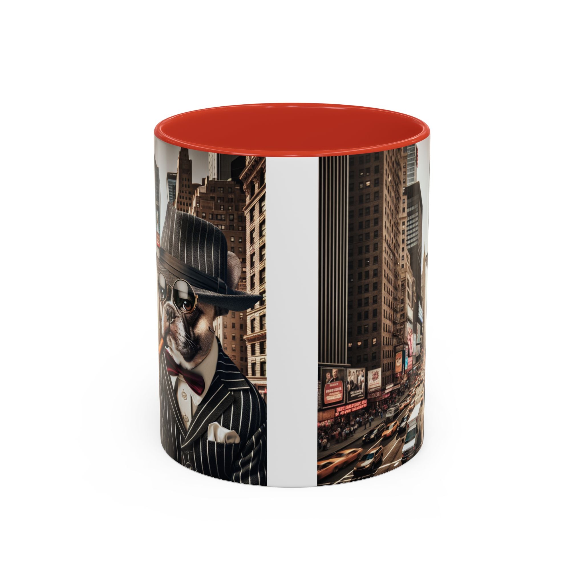 Pug Gangster Coffee Mug, fun dog coffee cup, Pug gift