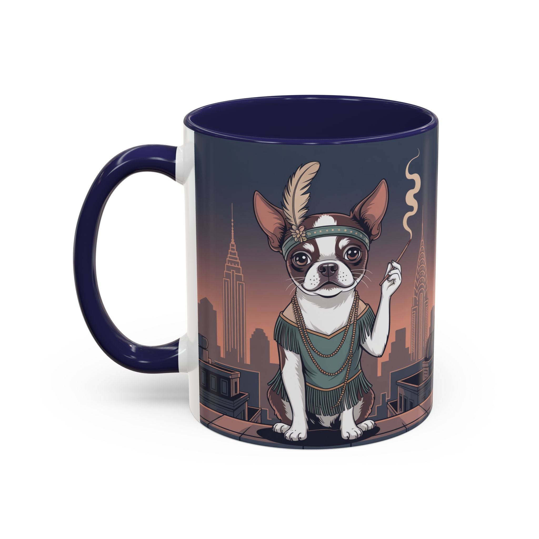Mugs, Gangster Dog Jameson Flapper Design 11oz, 15oz