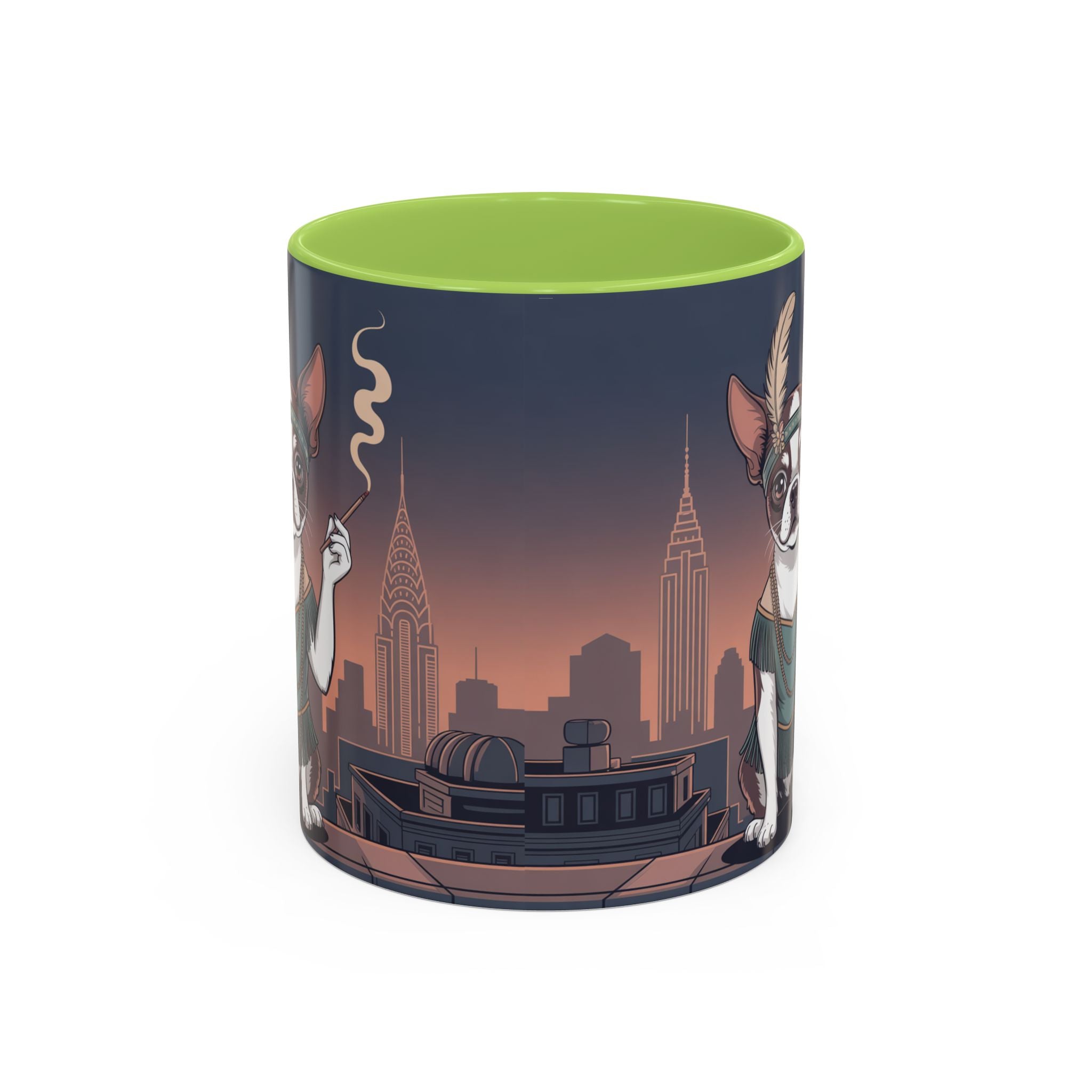 Mugs, Gangster Dog Jameson Flapper Design 11oz, 15oz