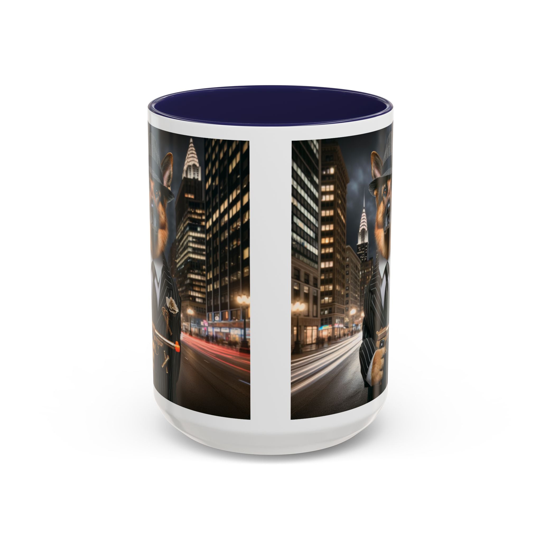 Gangster German Shepard mug, Funny Animal Gift, Novelty Mug, Pet Owner Present