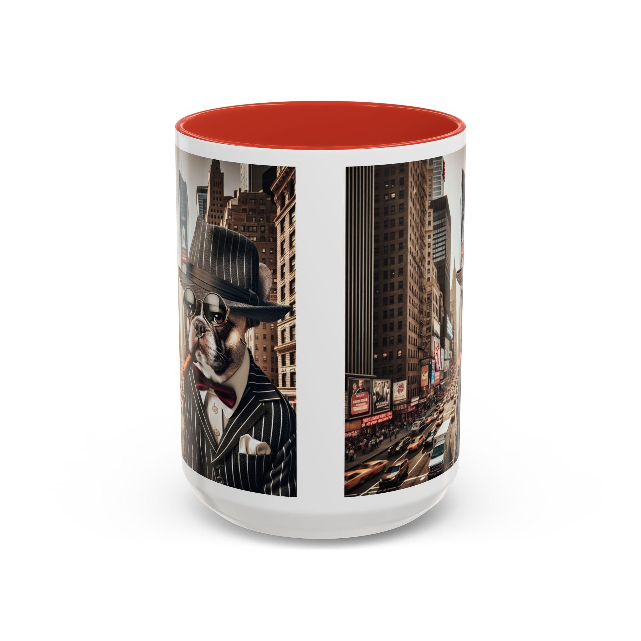 Pug Gangster Coffee Mug, fun dog coffee cup, Pug gift