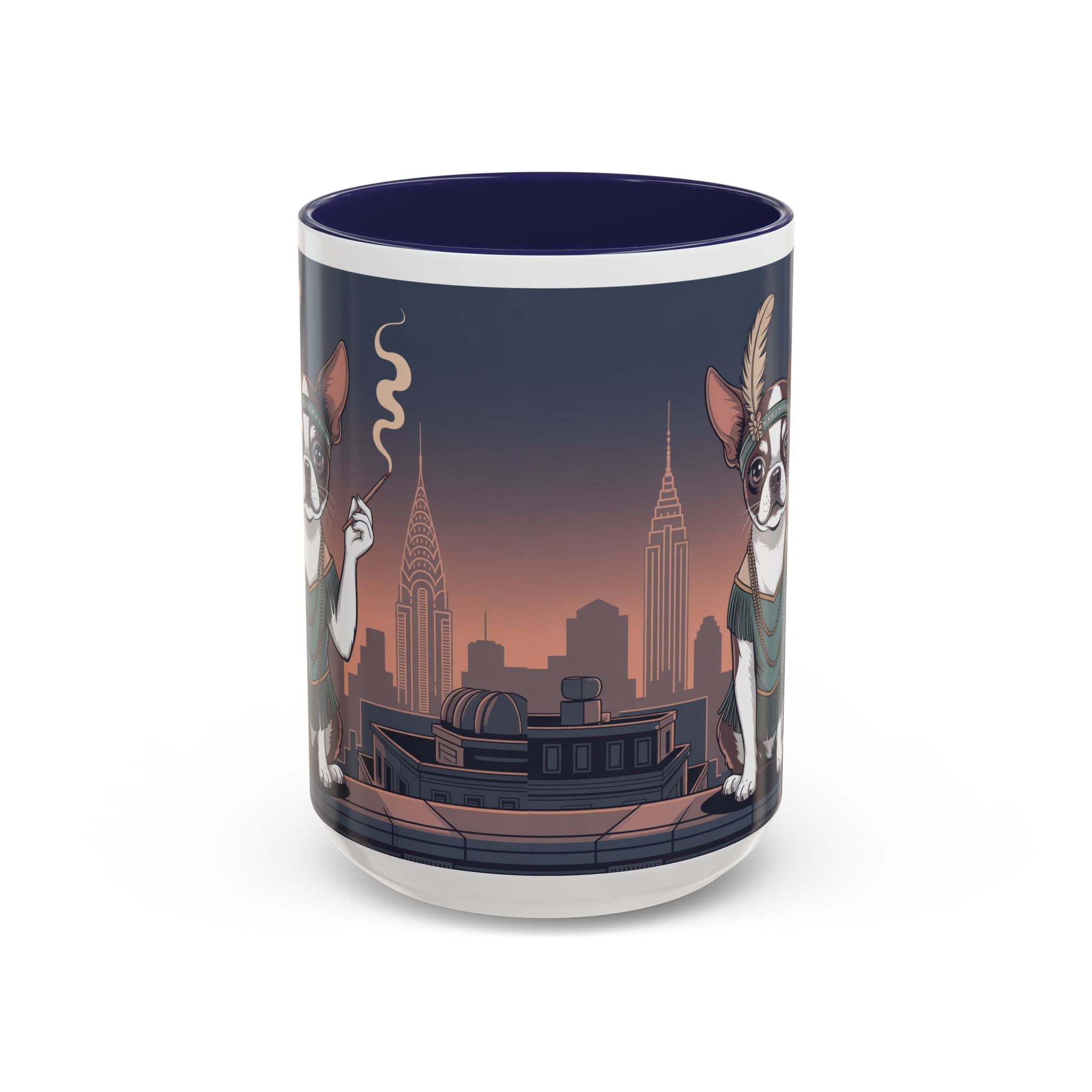 Mugs, Gangster Dog Jameson Flapper Design 11oz, 15oz