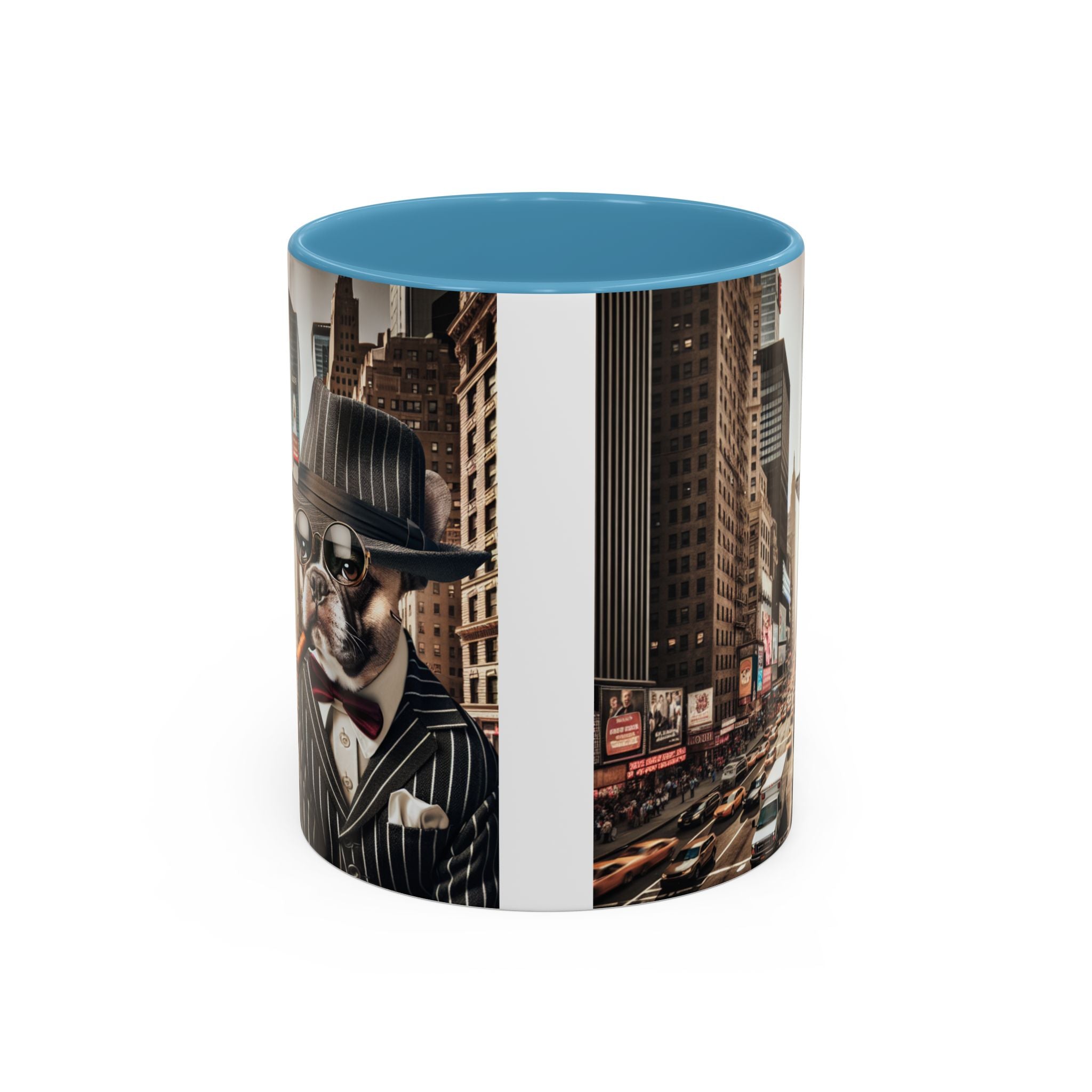 Pug Gangster Coffee Mug, fun dog coffee cup, Pug gift