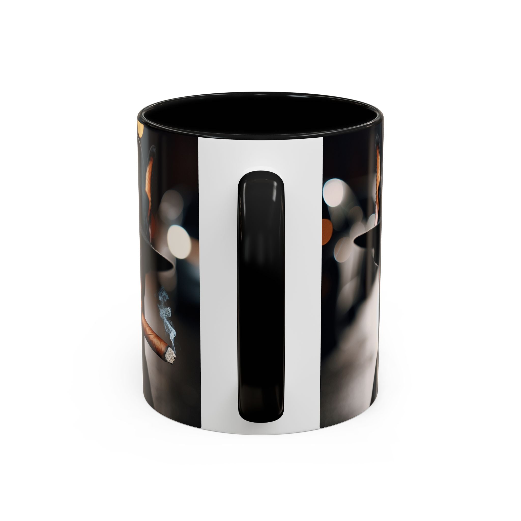 Doberman Pincher Gangster Accent Mug, Funny Dog Lover Gift, Pet Owner Coffee