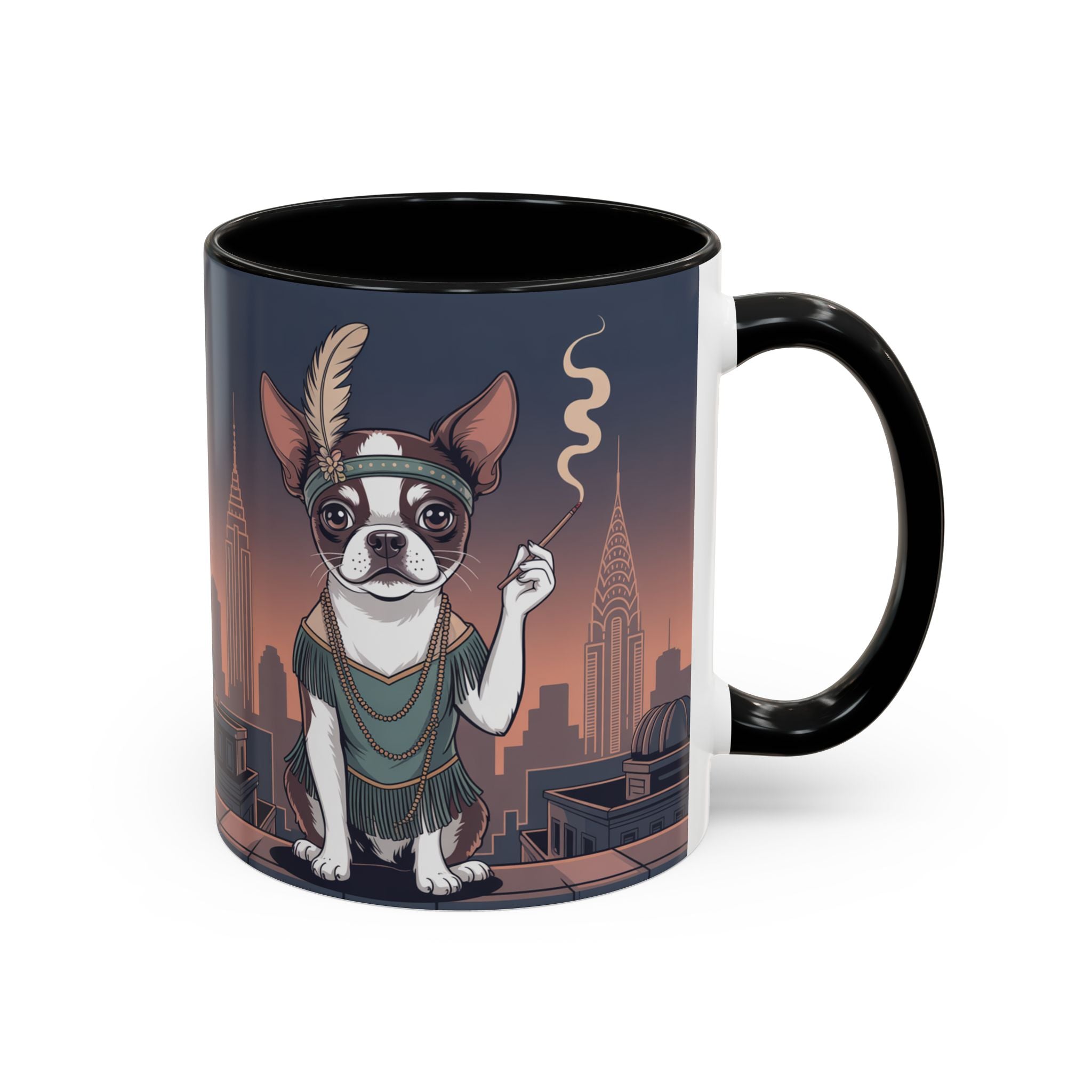 Mugs, Gangster Dog Jameson Flapper Design 11oz, 15oz