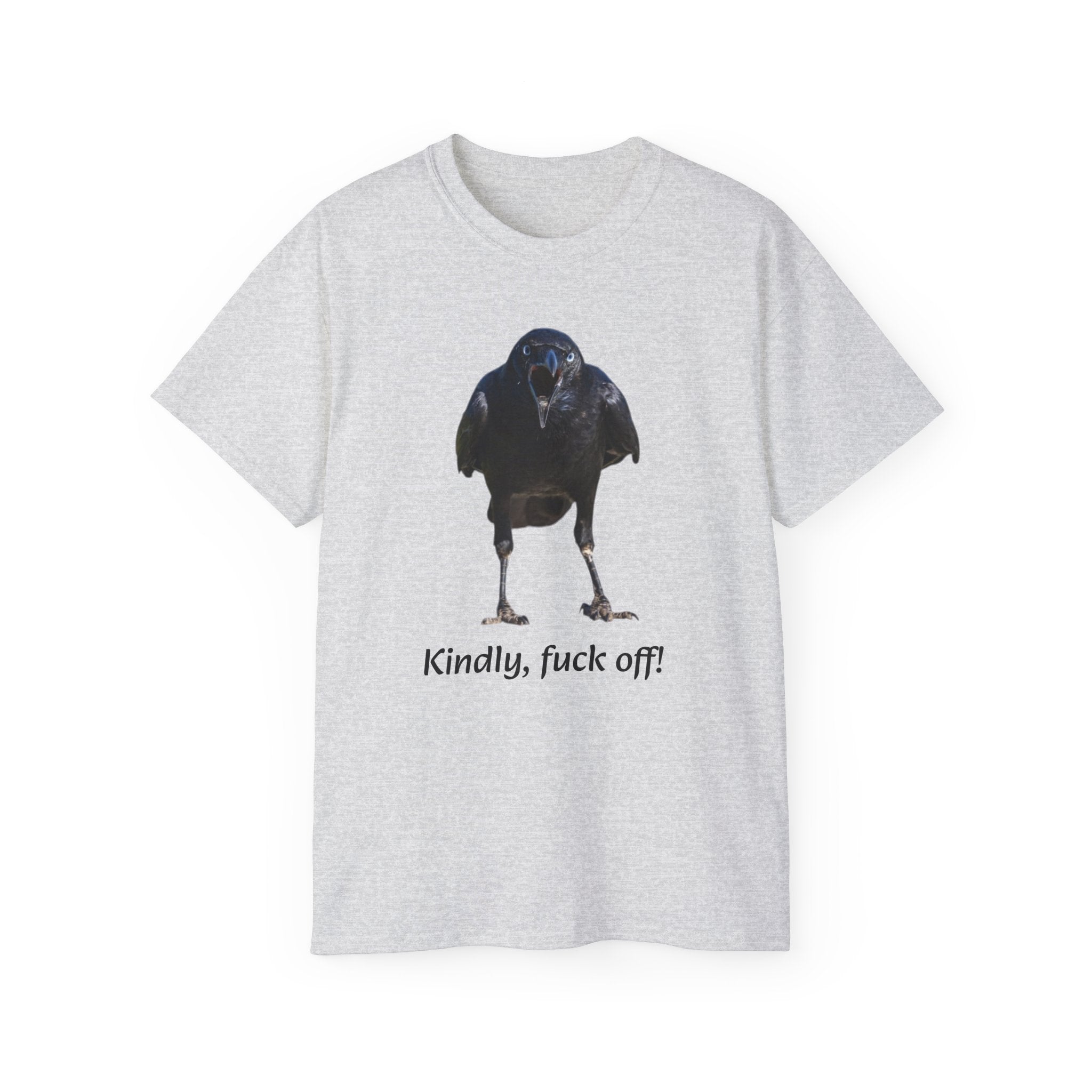 Bold Raven Tee, Bird Lovers Gift, Halloween Apparel, Unique Tee, crow tee