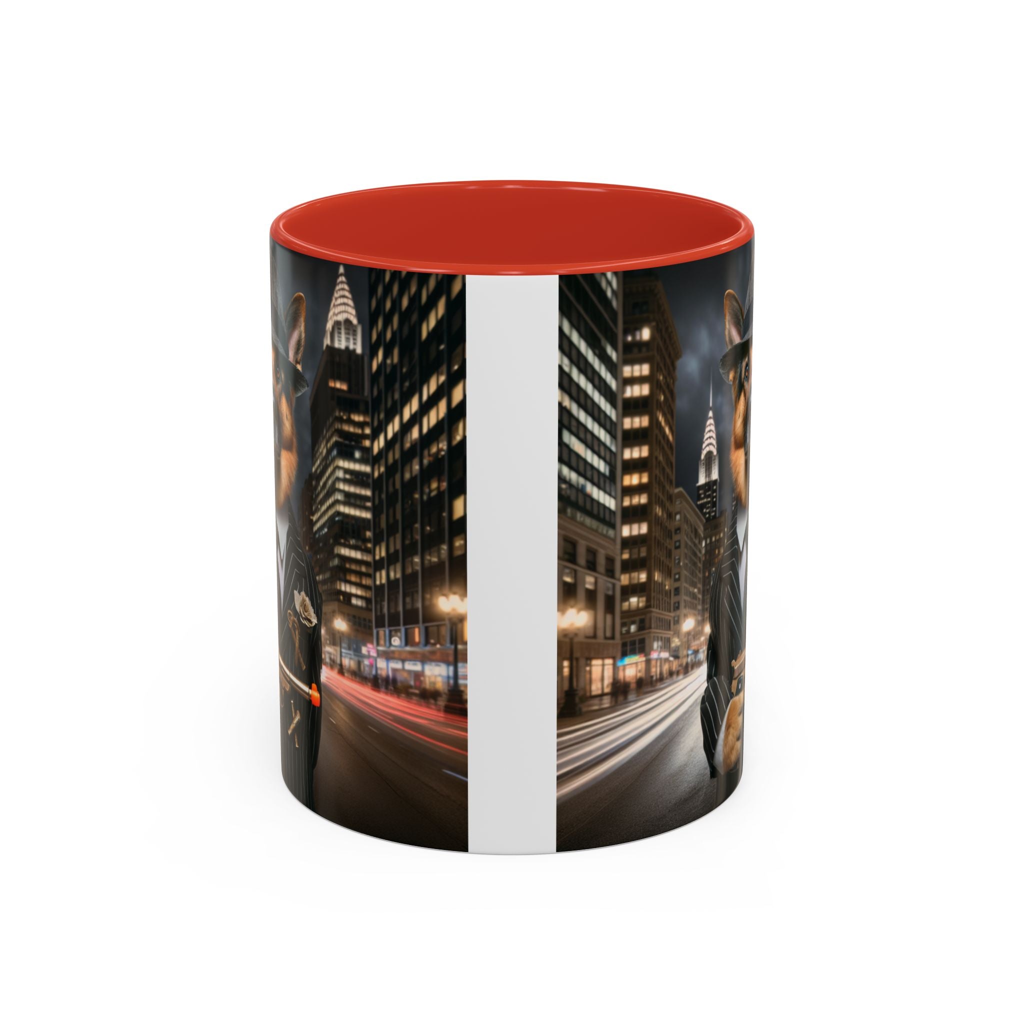 Gangster German Shepard mug, Funny Animal Gift, Novelty Mug, Pet Owner Present