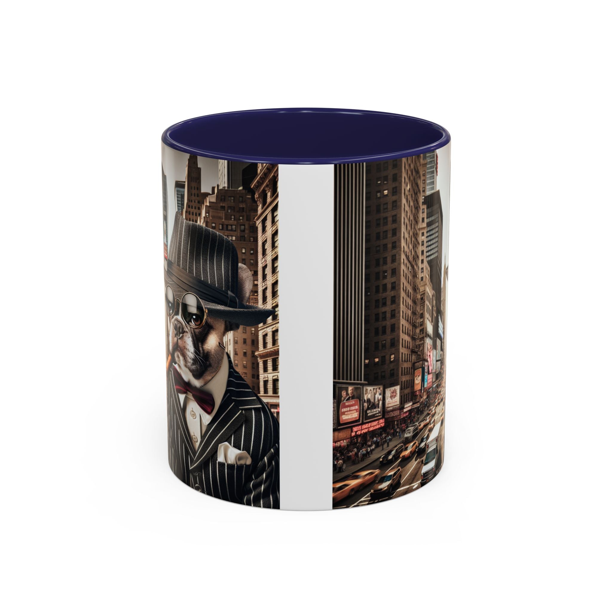 Pug Gangster Coffee Mug, fun dog coffee cup, Pug gift