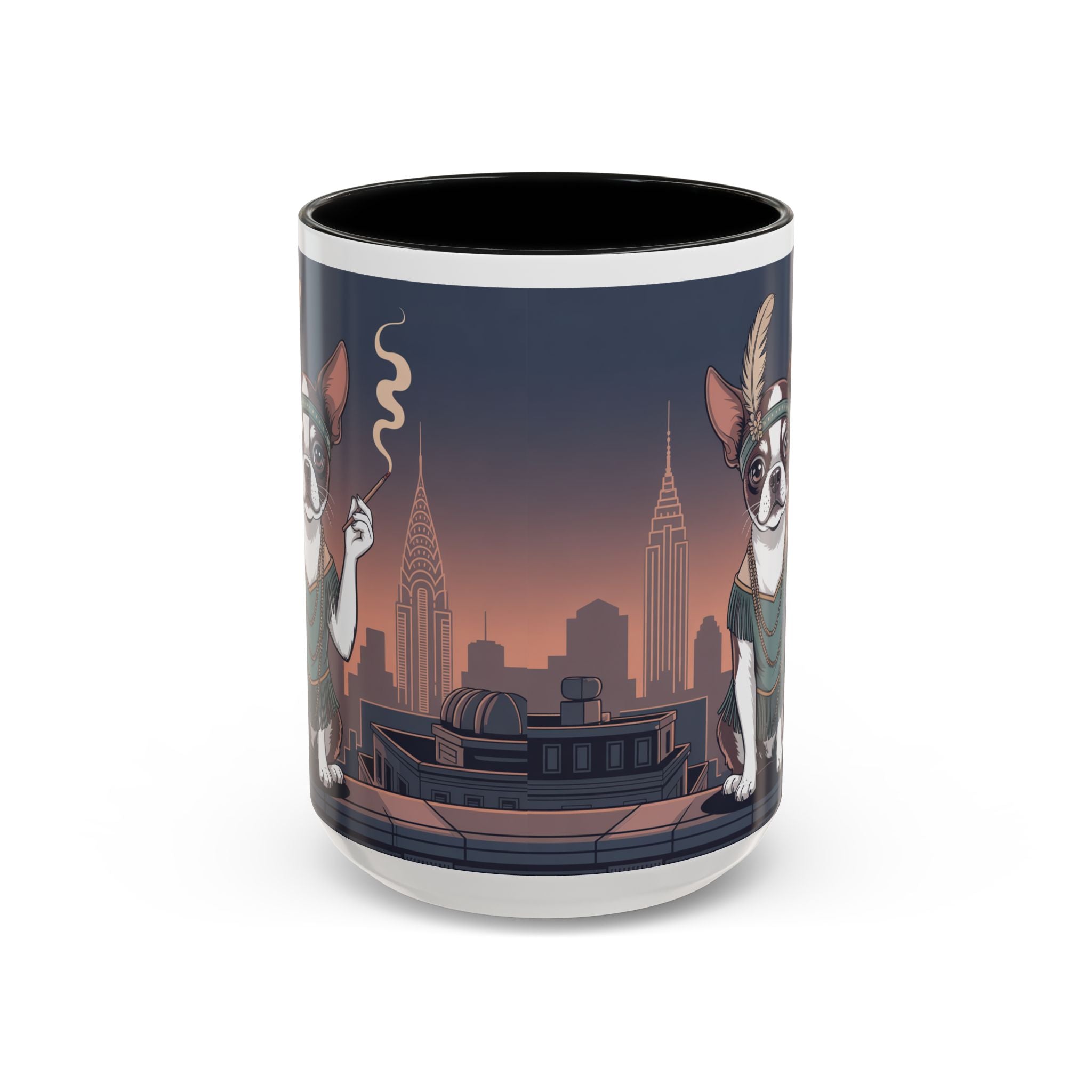 Mugs, Gangster Dog Jameson Flapper Design 11oz, 15oz