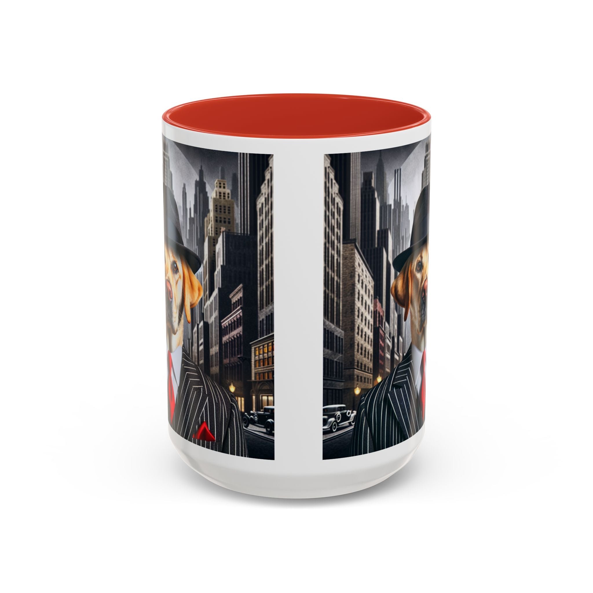 Yellow Lab Gangster Mug, Funny Dog Coffee Cup, Cute Pet Lover Gift,