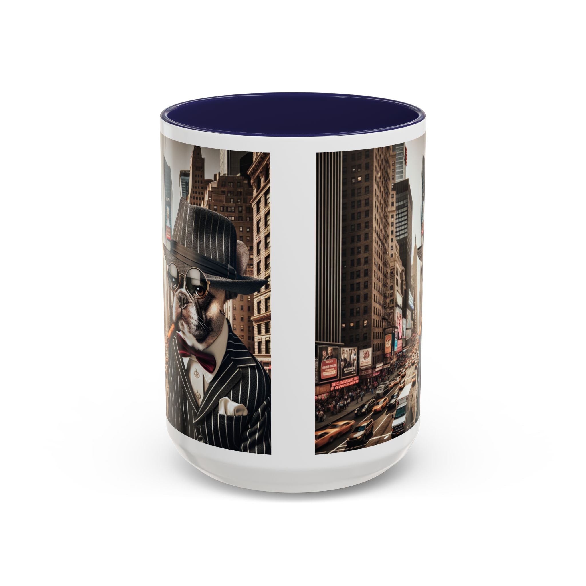 Pug Gangster Coffee Mug, fun dog coffee cup, Pug gift