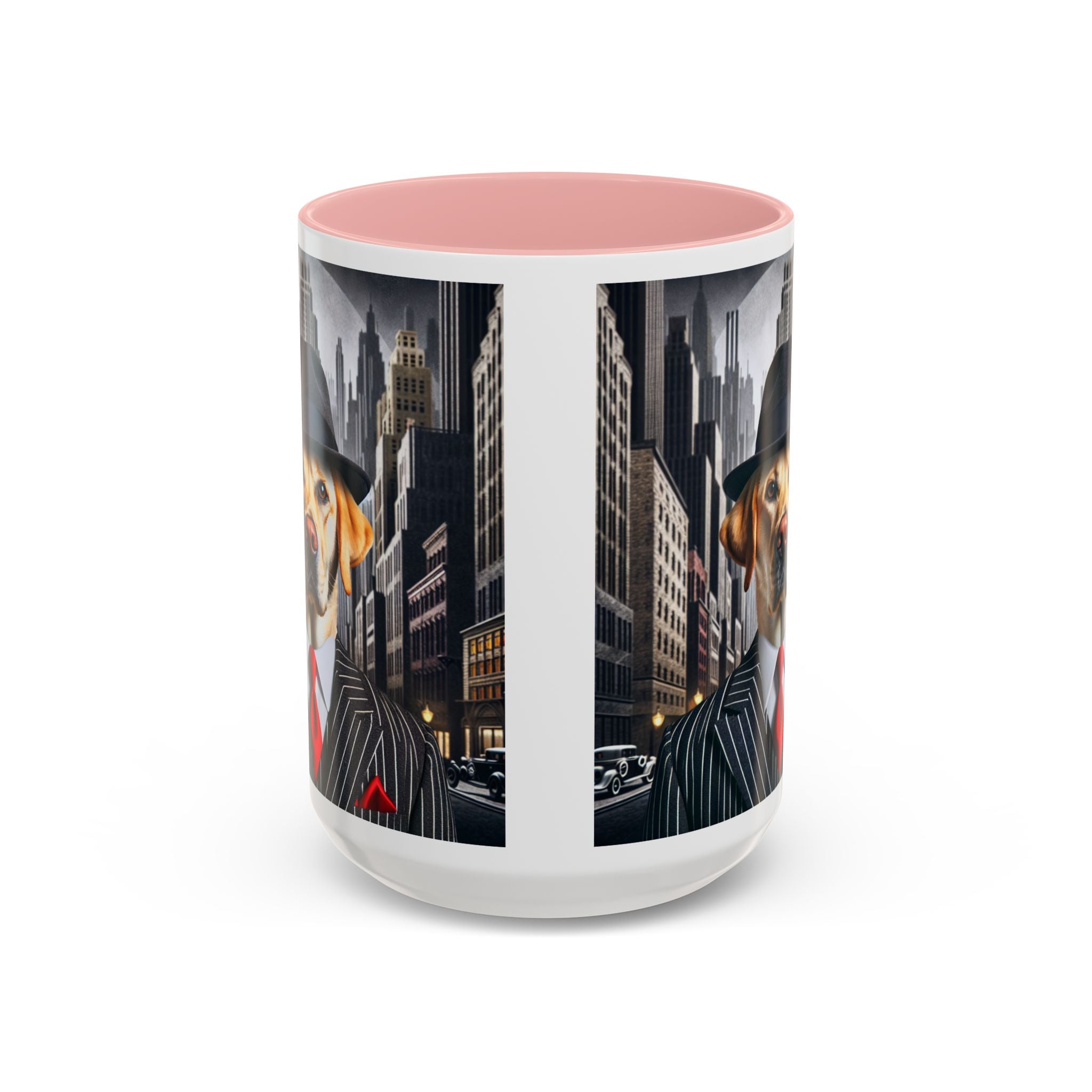 Yellow Lab Gangster Mug, Funny Dog Coffee Cup, Cute Pet Lover Gift,