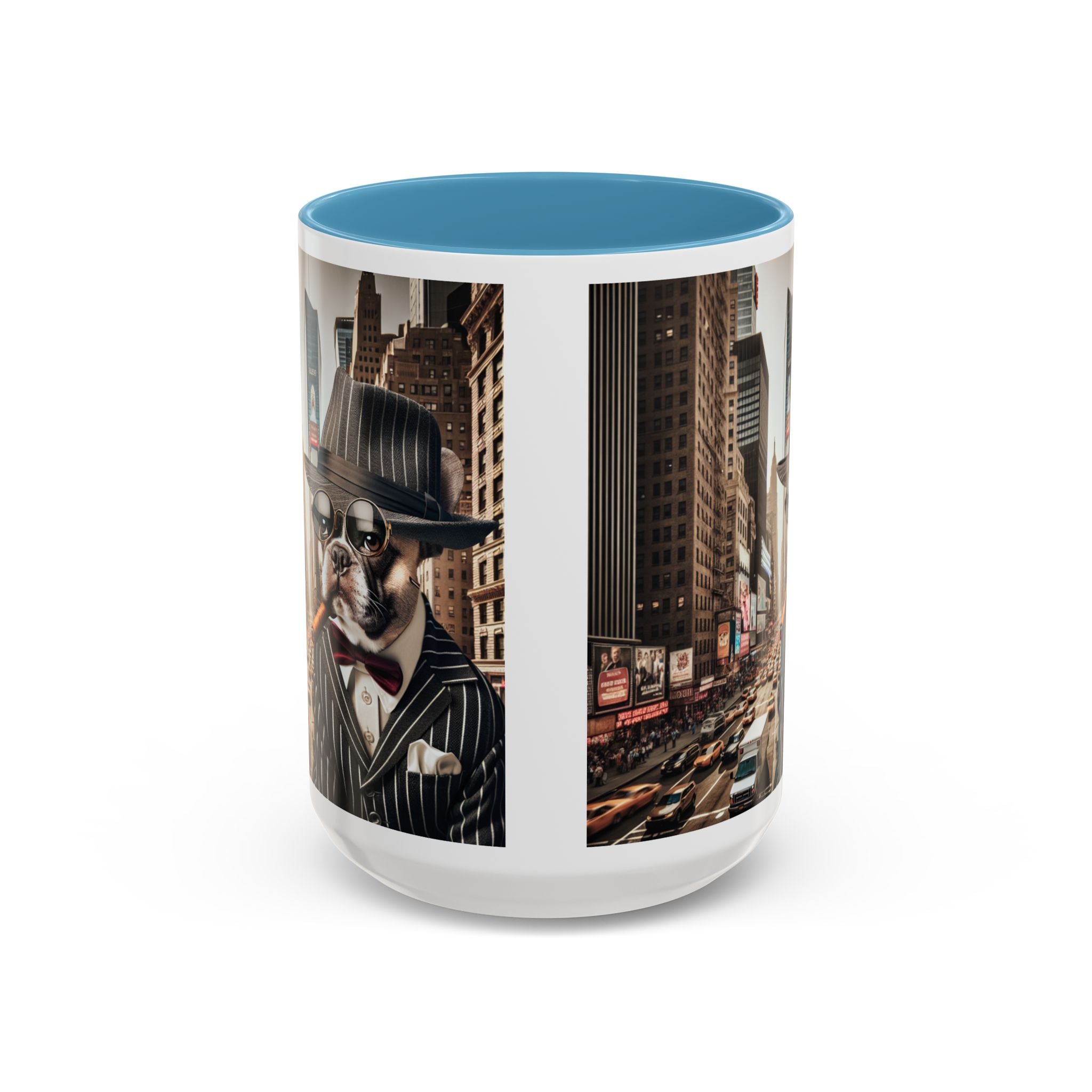 Pug Gangster Coffee Mug, fun dog coffee cup, Pug gift